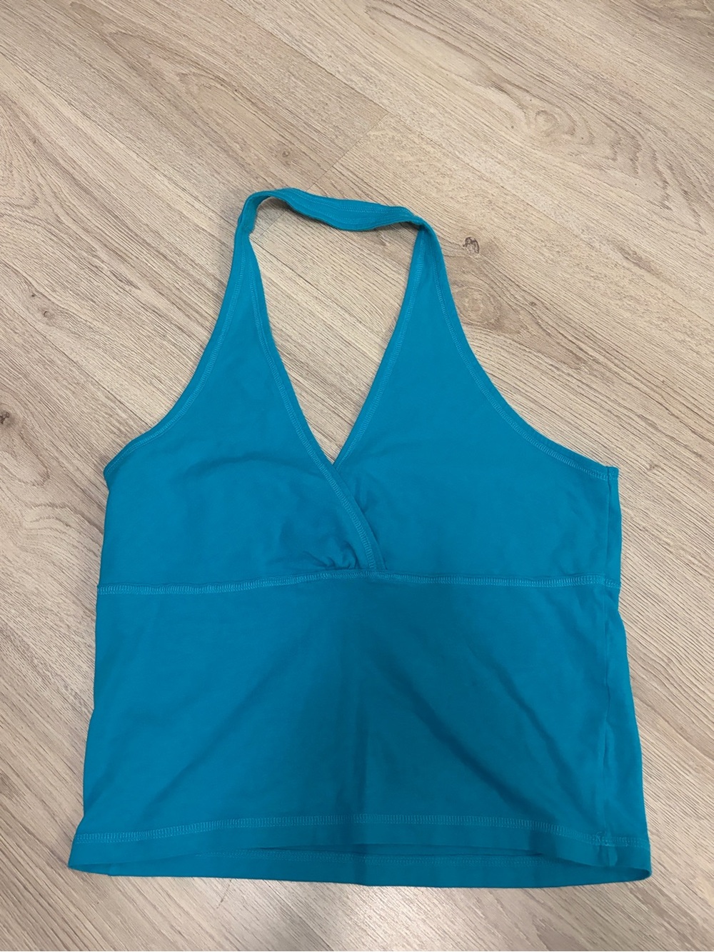 Pilcro Teal Halter Sports Tank